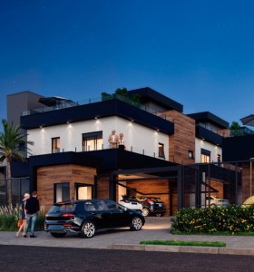 Terrace Caçador: condomínio de casas em fase de conclusão com alto padrão construtivo